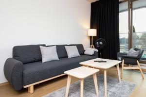 Posezení v ubytování Apartamenty Garnizon Doskonała Lokalizacja Gdańsk by Noclegi Renters