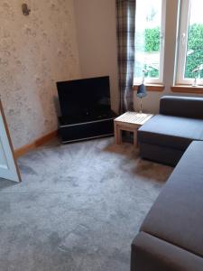 TV a/nebo společenská místnost v ubytování Ardgowan Cottage