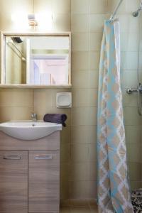 Koupelna v ubytování CHAMBRE BLEUE