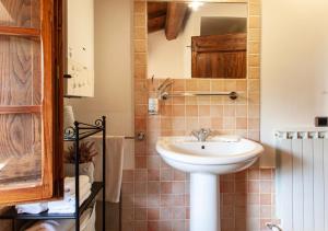 Koupelna v ubytování Agriturismo Il Poggio, Casa Rosa