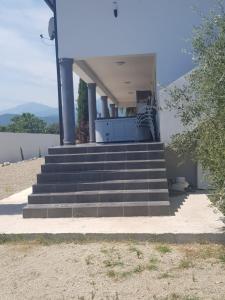 a set of stairs in front of a house at appartement tra mare e monti in Ghisonaccia +5 photos
