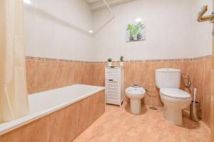 A bathroom at Apartamento Centro Santiago