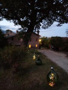 A garden outside B&B I Canonici