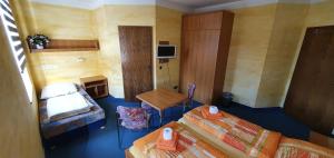 Letto o letti in una camera di Alte Post zu Stetzsch