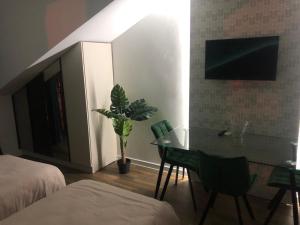 Μια τηλεόραση ή/και κέντρο ψυχαγωγίας στο Apartmani Jović