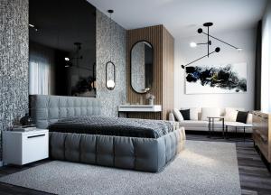 Ruang duduk di Privilege Suites by Central Park