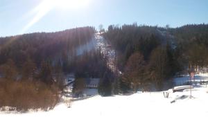 Chata Tanvaldský Špičák durante l'inverno