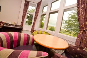 Posezení v ubytování YHA Grinton Lodge