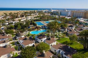 an aerial view of a resort with a swimming pool at MUR Bungalows Parque Romantico in Playa del Ingles