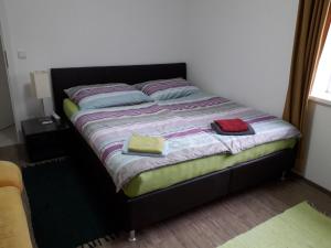 Ένα ή περισσότερα κρεβάτια σε δωμάτιο στο APARTMENT Top1, 2 Schlafzimmer 3 Betten BESTROOMS eU