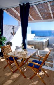 Et sittehjørne på Sea Lovers Jacuzzi Fuerteventura