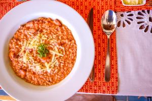 Comida in lodge ou em algum lugar perto