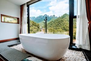 山景或在the country house看到的山景