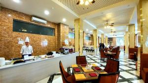 Con Khuong Resort Can Tho餐厅或其他用餐的地方