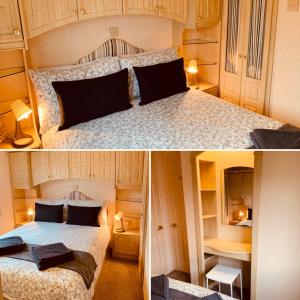 מיטה או מיטות בחדר ב-157 Amour Caravan