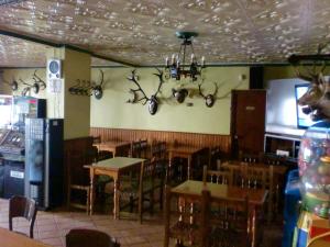 Restaurace v ubytování Hostal las Tres Jotas