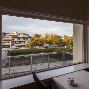 Balkón nebo terasa v ubytování Achillion Hotel