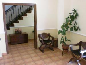 Posezení v ubytování Hostal las Tres Jotas