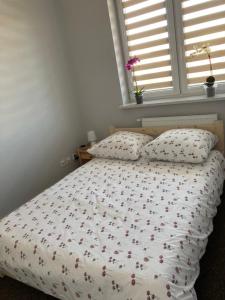 Кровать или кровати в номере Apartament Fabryczna 35