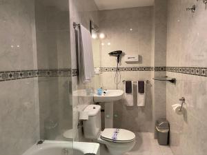 Koupelna v ubytování Hostal Concejo