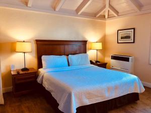 Кровать или кровати в номере Carmel Resort Inn