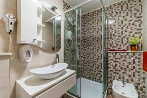 Koupelna v ubytování Hotel Dubrovnik