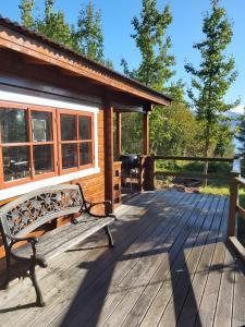 Balkon ili terasa u objektu Bakkakot 1 - Cozy Cabins in the Woods