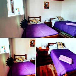 Een bed of bedden in een kamer bij MeStizO HostaL