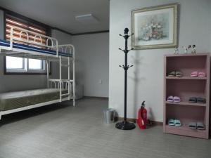 Jeonju International Hostel客房内的一张或多张床位