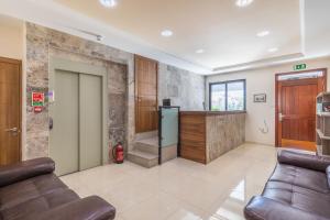 O zonă de relaxare la Port View Guesthouse