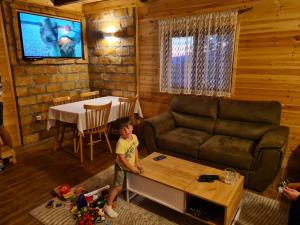 Posezení v ubytování Gold Hill