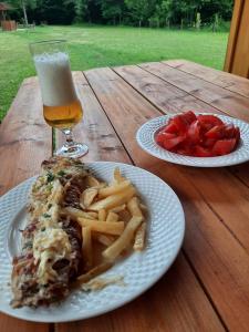 Essen im Chalet oder in der Nähe