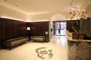 Lobbyn eller receptionsområdet på Hotel Fenice