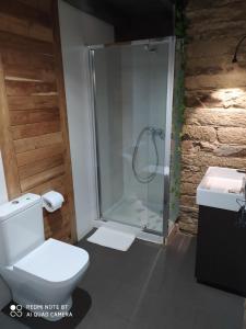 A bathroom at Albergue Atrio