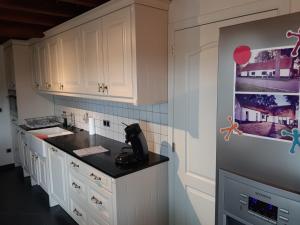 Kjøkken eller kjøkkenkrok på Lemen huis Houwaart