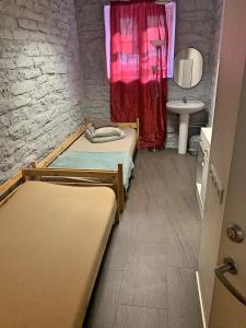 Koupelna v ubytování Süda Hostel