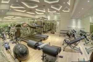 Fitness centrum a/nebo fitness zařízení v ubytování Hotel Moskva