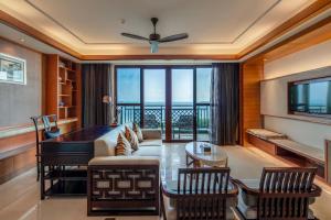 Ruang duduk di HNTI·Narada Sanya Bay Resort