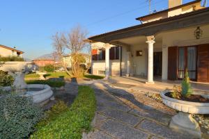 Zahrada ubytování B&B Villa Adriano