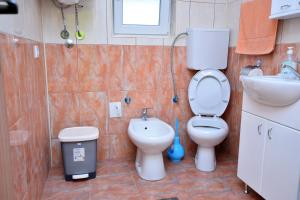 Koupelna v ubytování Apartman Stevanovic