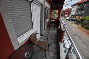 Balkón nebo terasa v ubytování Apartman Stevanovic