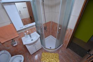 Koupelna v ubytování Apartman Stevanovic