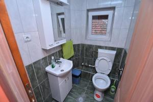 Koupelna v ubytování Apartman Stevanovic