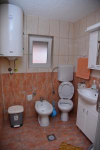 Koupelna v ubytování Apartman Stevanovic