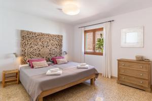 Cama o camas de una habitación en Casa Can Picarola