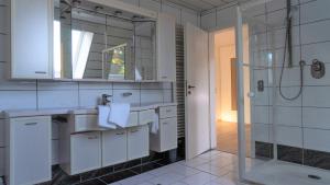 Koupelna v ubytování Ferienwohnung in der Mainleite für Vier + 9 fotografií