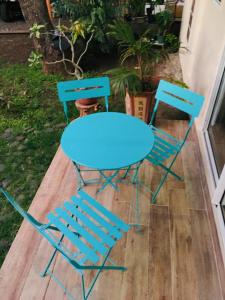 Patio nebo venkovní prostory v ubytování Tokerau Tahiti