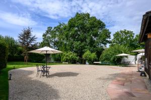 Apart-Hôtel Pont-de-Thielle外面的花园
