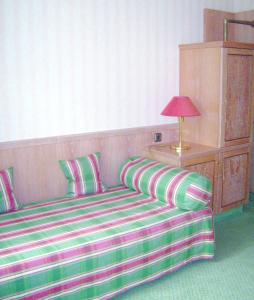 Postel nebo postele na pokoji v ubytování Schaperkrug