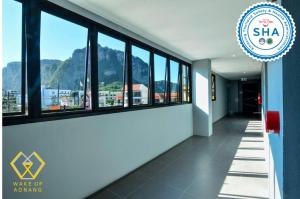 Widok na góry z tego hotelu